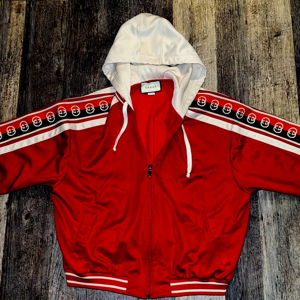 Gucci Zip Up Sweatshirt